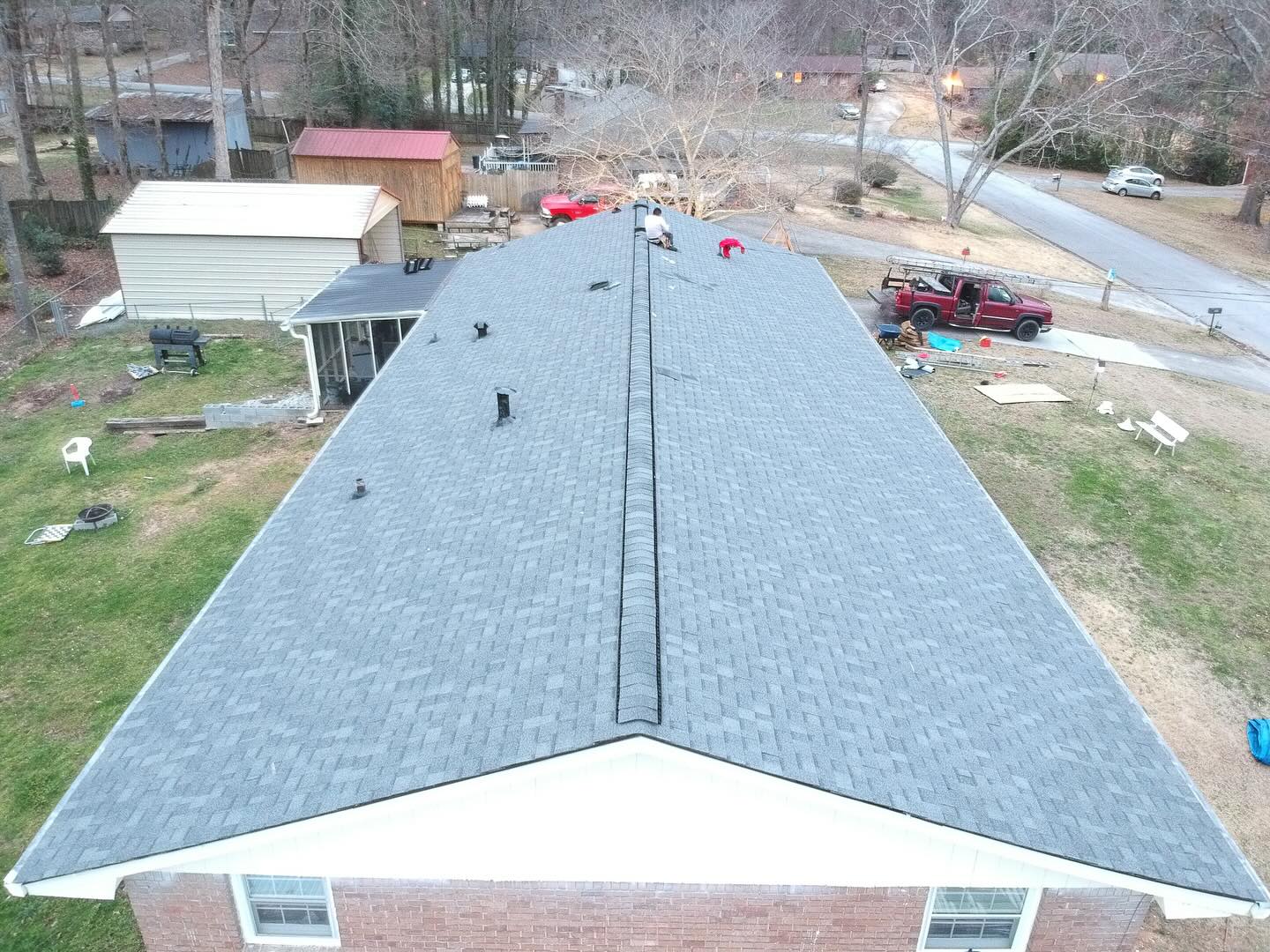 Beautiful Pewter Gray Roof Replacement in Dallas, GA Image